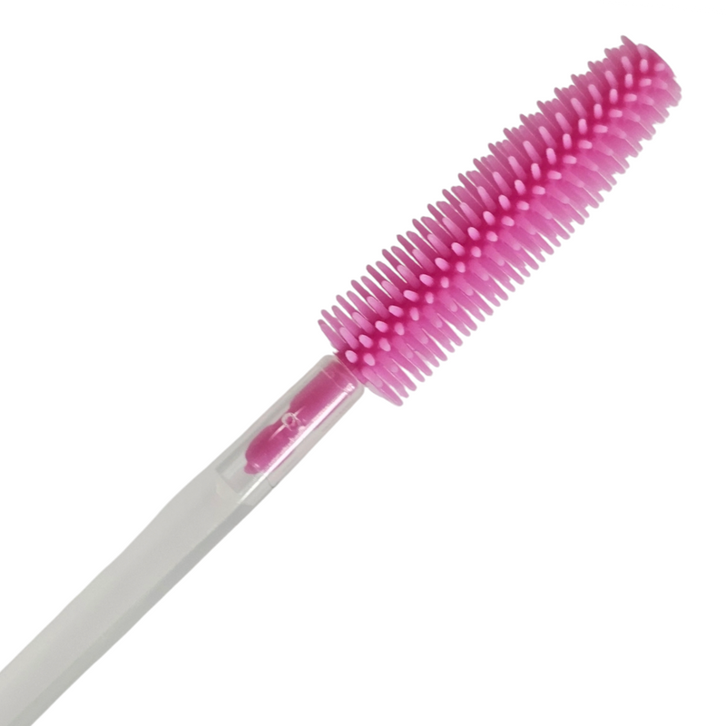 Silicone mascara wands
